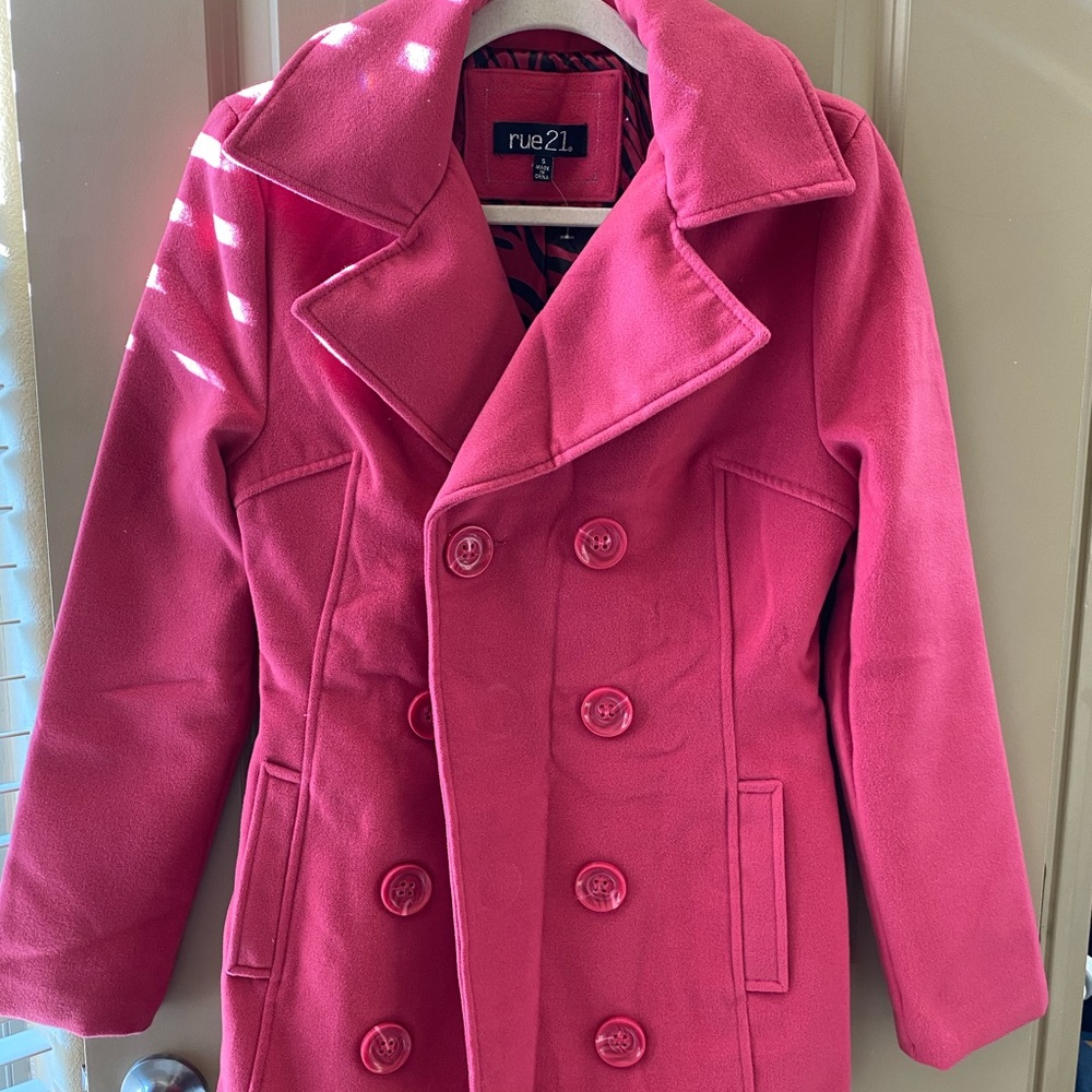 PINK PEA COAT!